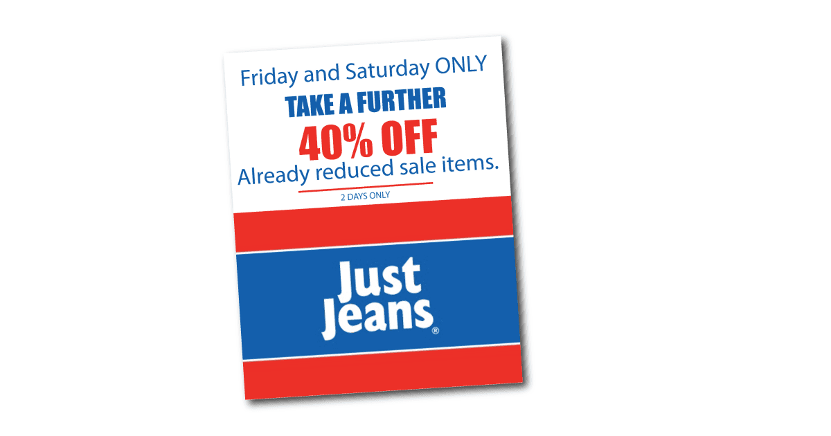 News offer events JustJeans